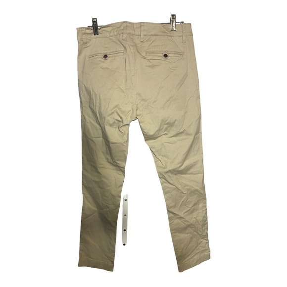 NWT Tailor Vintage Slim Fit Chino Pants 34x32 Mens Khaki Comfort Stretch Casual - Picture 2 of 4
